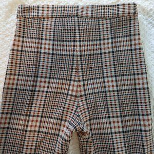 Plaid Free People Pants, Size 4